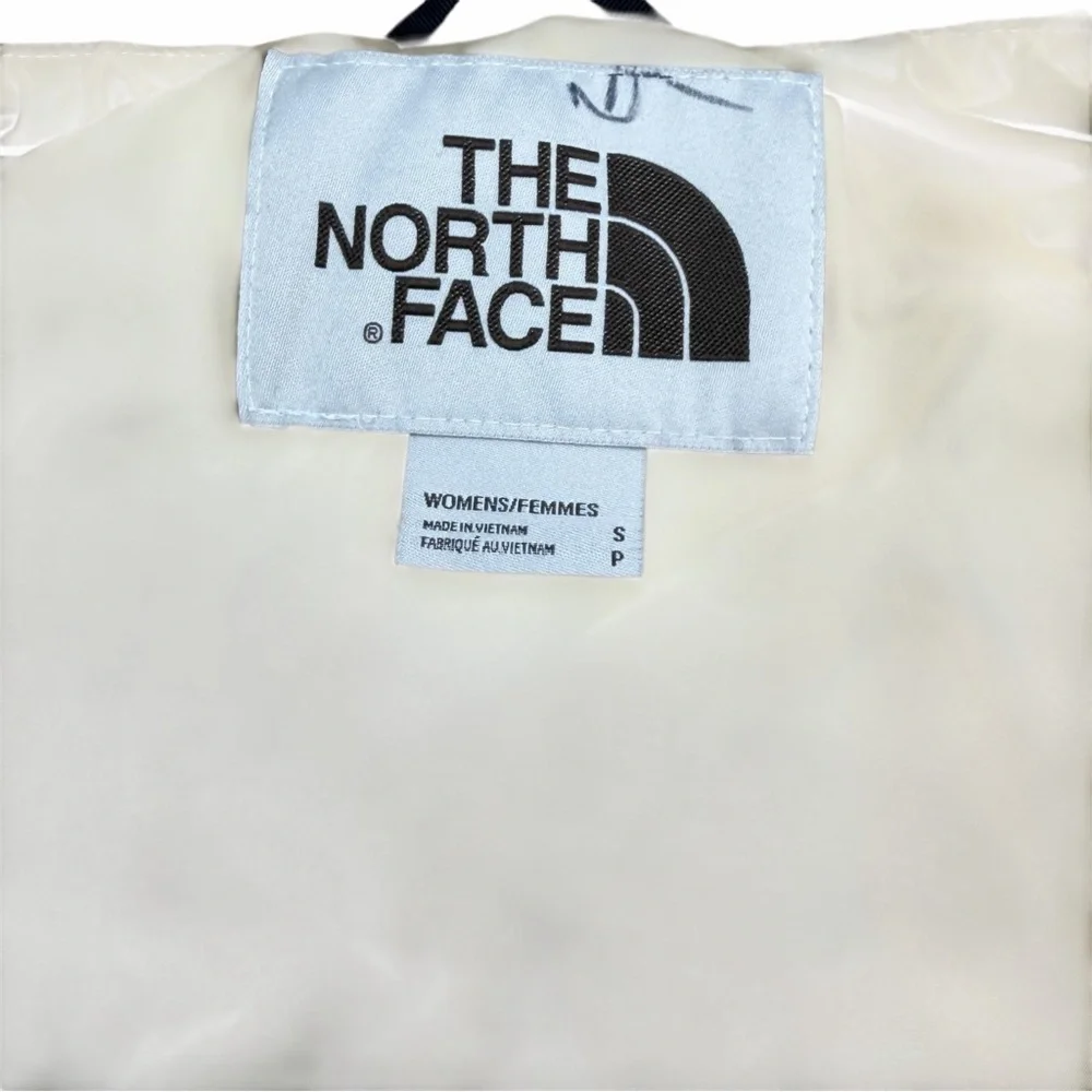 The North Face Kids Beige and White Vest